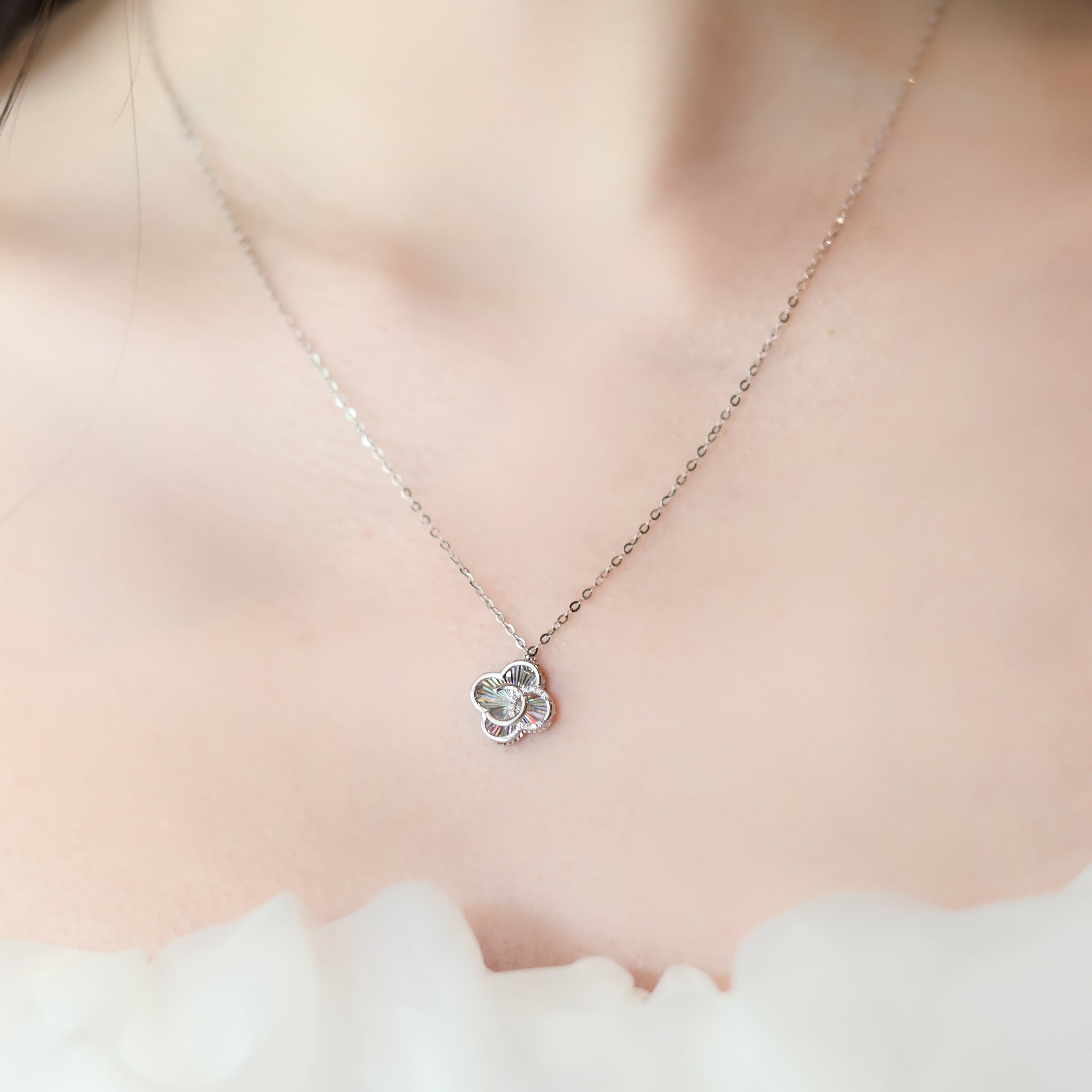 Celeste Clover Necklace