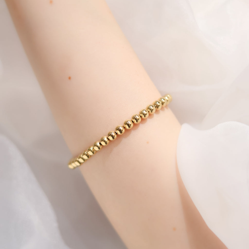 Gold Bead Bracelet