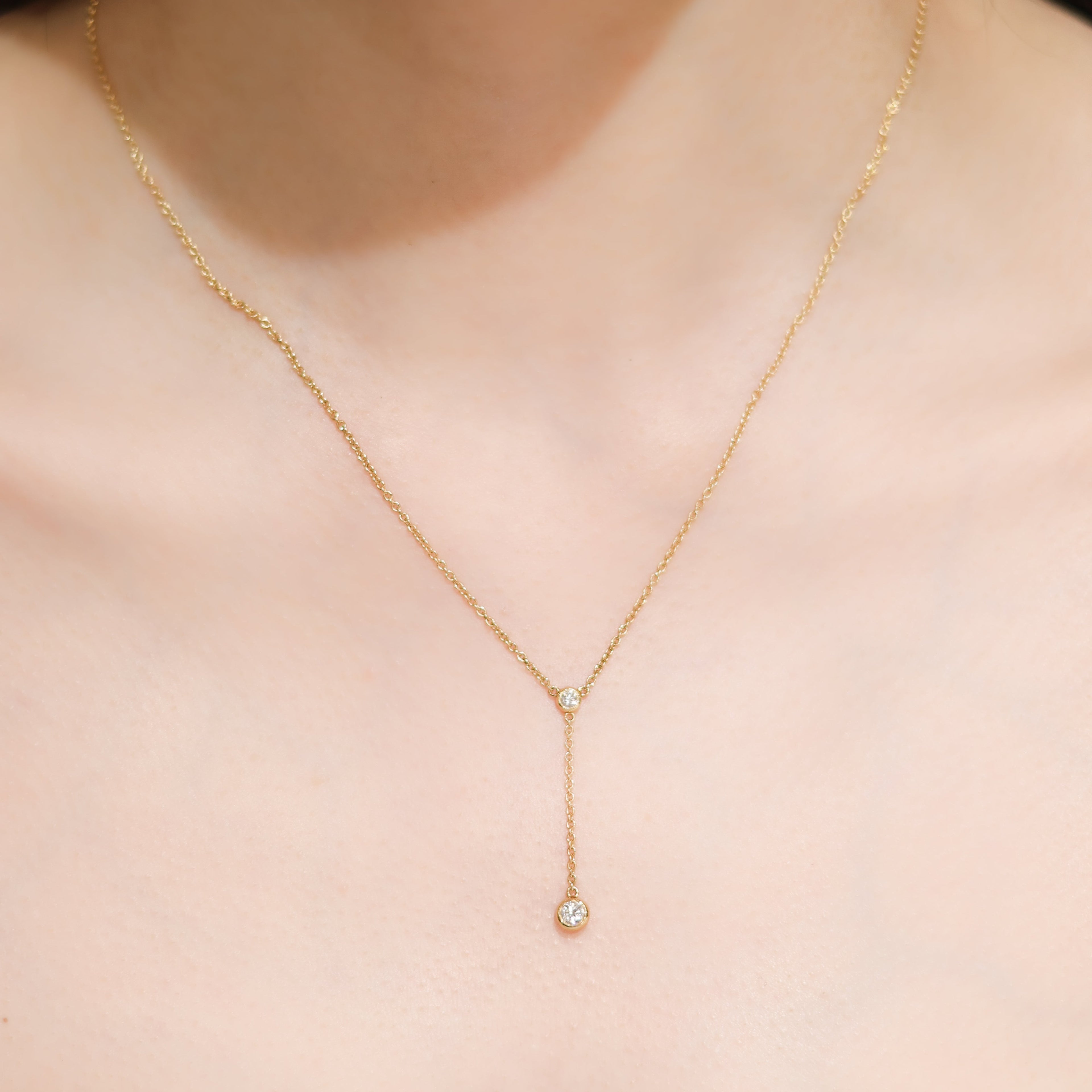 Diamond Drop Necklace