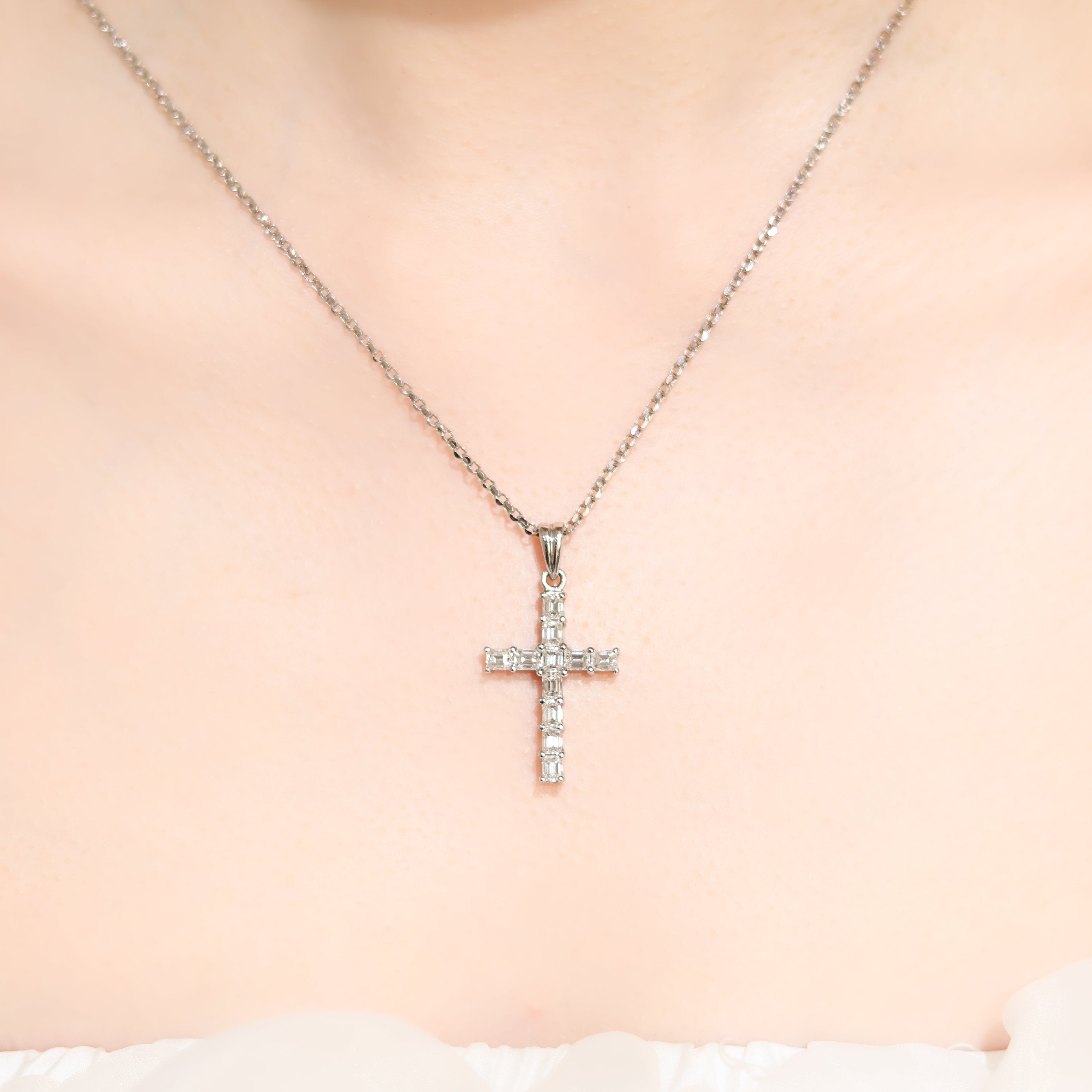 Grace Diamond Cross Pendant