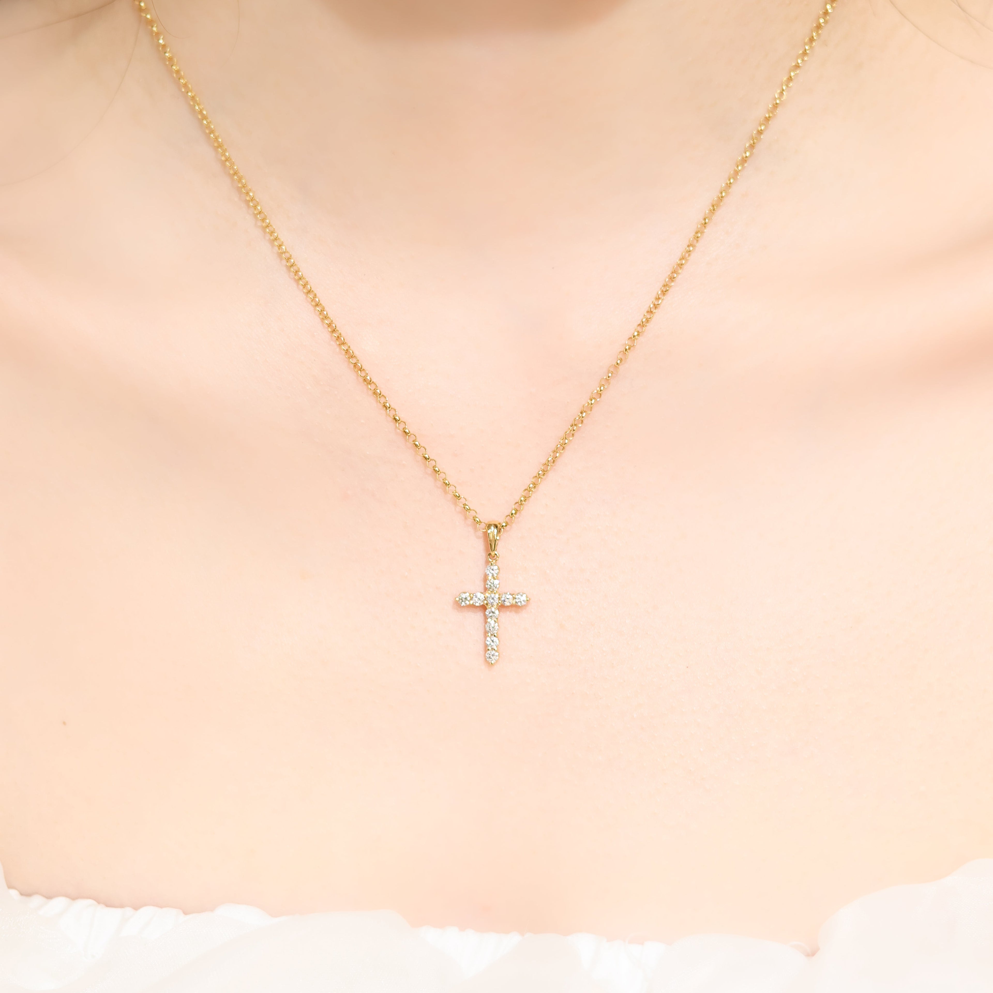 Diamond Cross Pendant