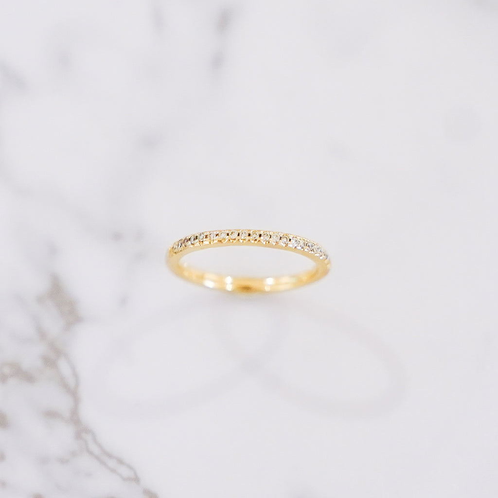 Half Eternity Pinky Band