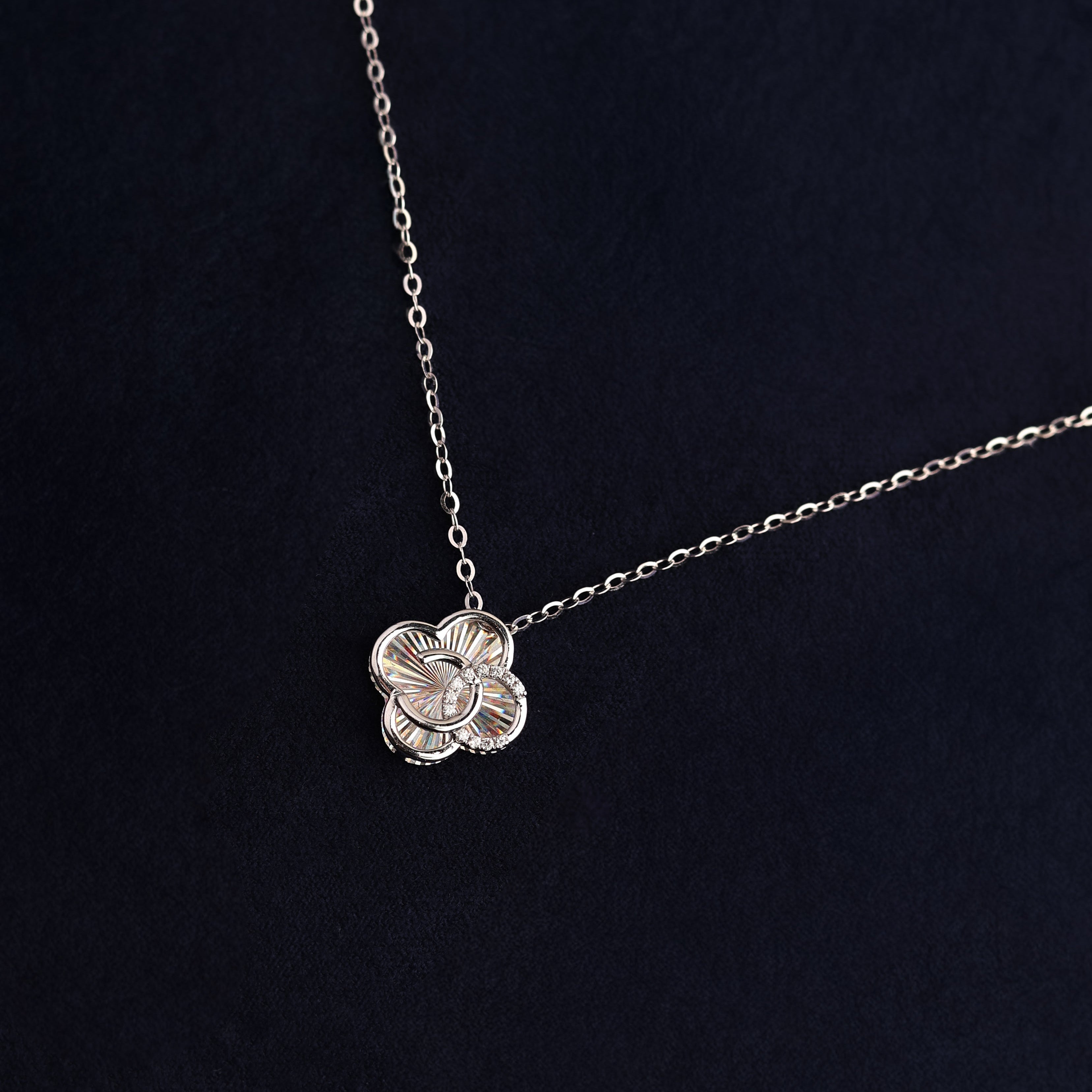 Celeste Clover Necklace