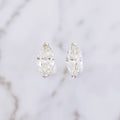 Marquise Diamond Stud Earrings