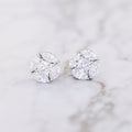 Lucent Classic Illusion-Set Diamond Stud Earrings