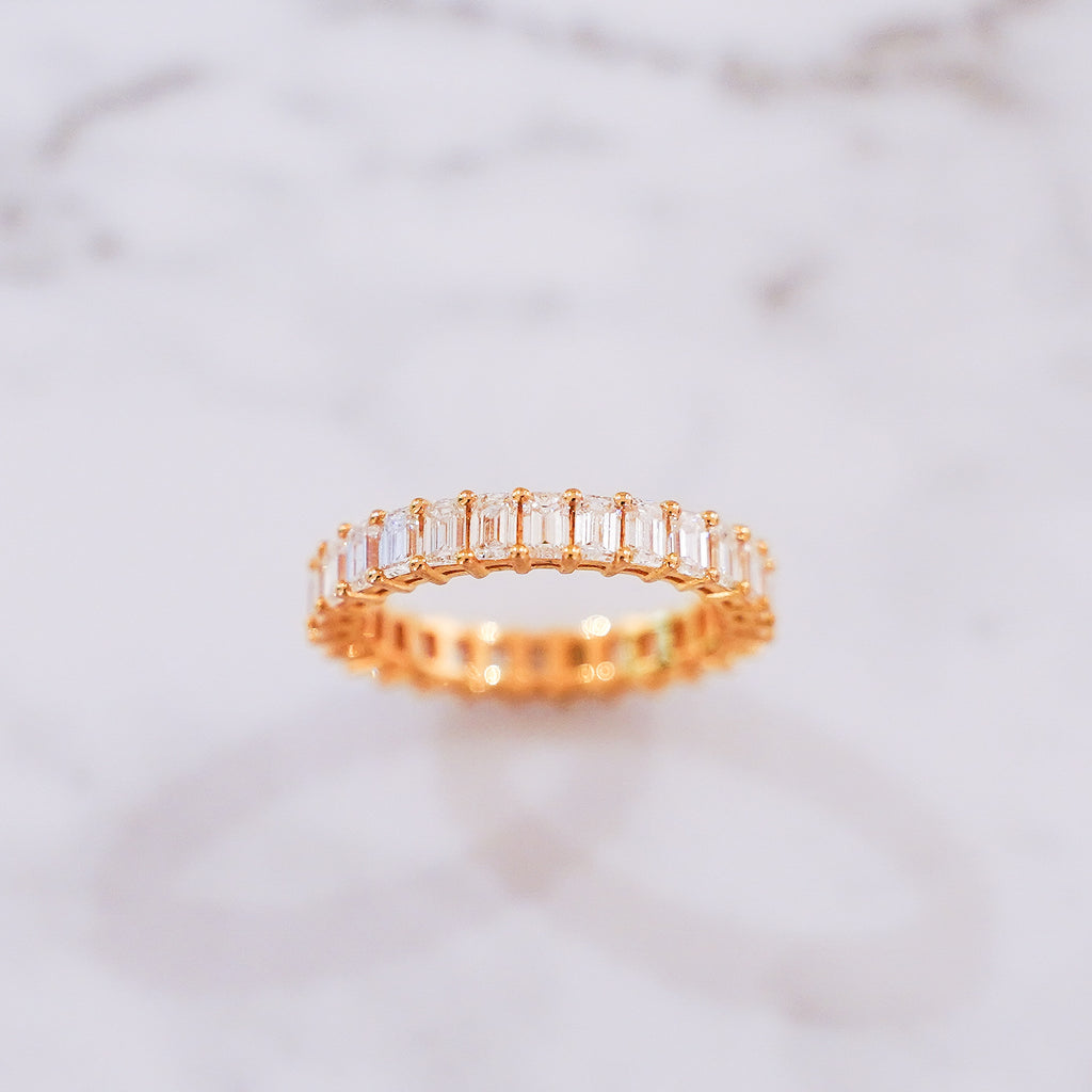 Emerald Diamond Eternity Ring
