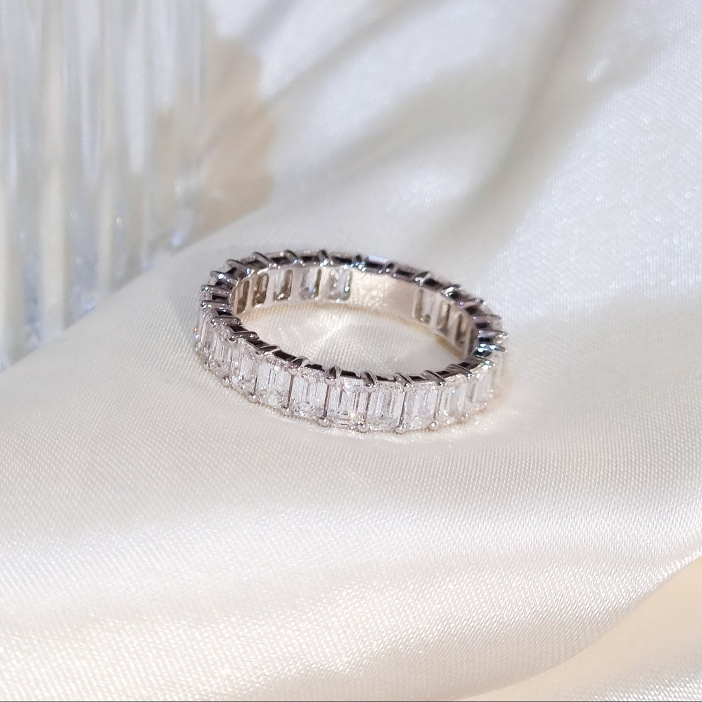 Emerald Diamond Eternity Ring