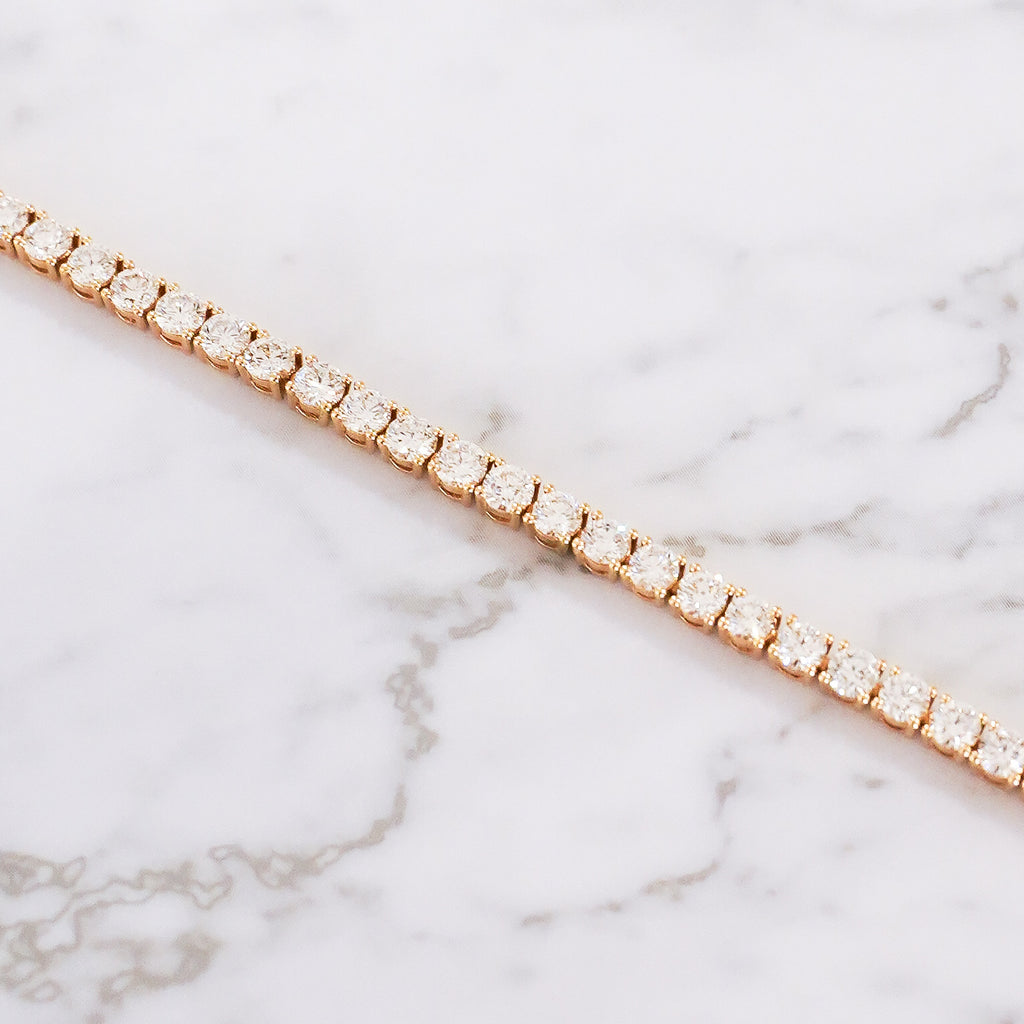 Round Diamond Tennis Bracelet