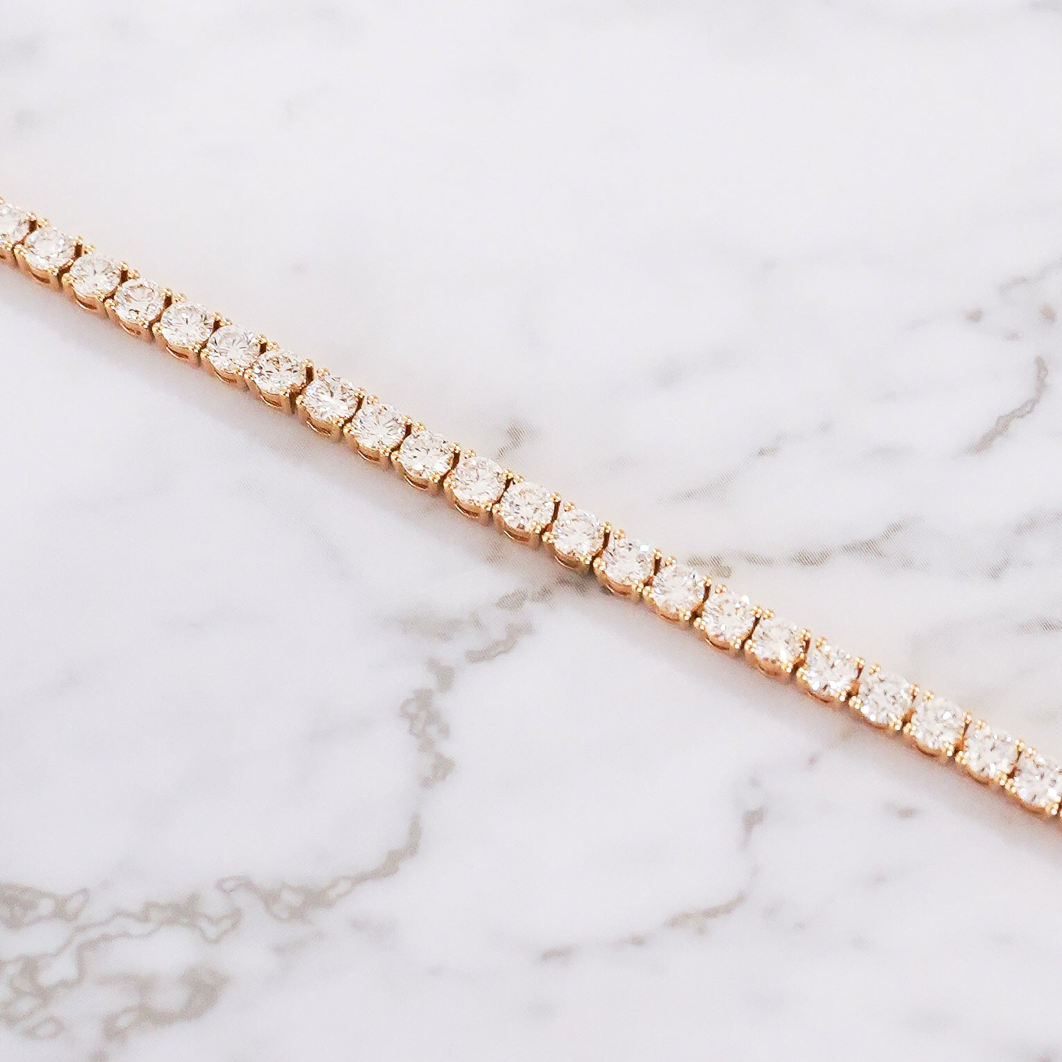 Round Diamond Tennis Bracelet