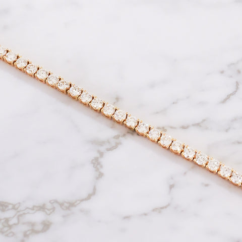 Round Diamond Tennis Bracelet