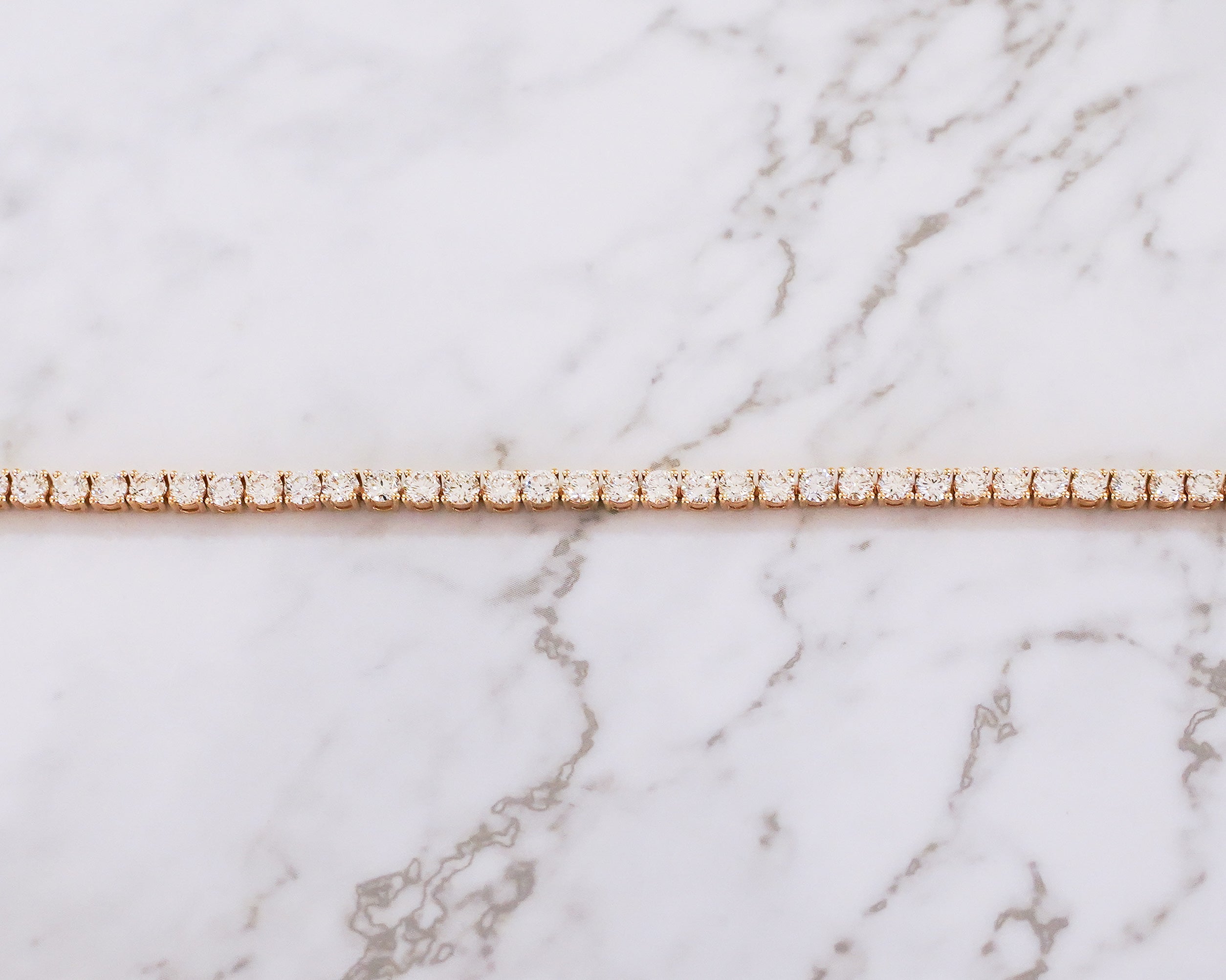 Round Diamond Tennis Bracelet