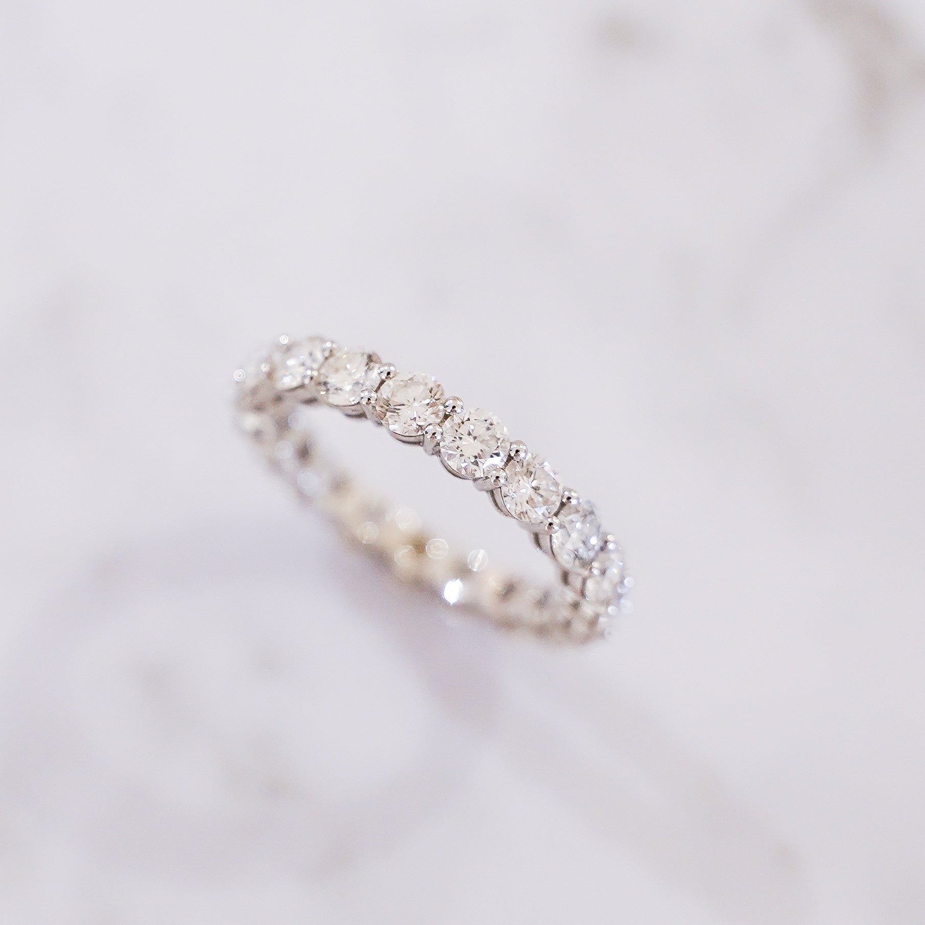Round Diamond Eternity Ring