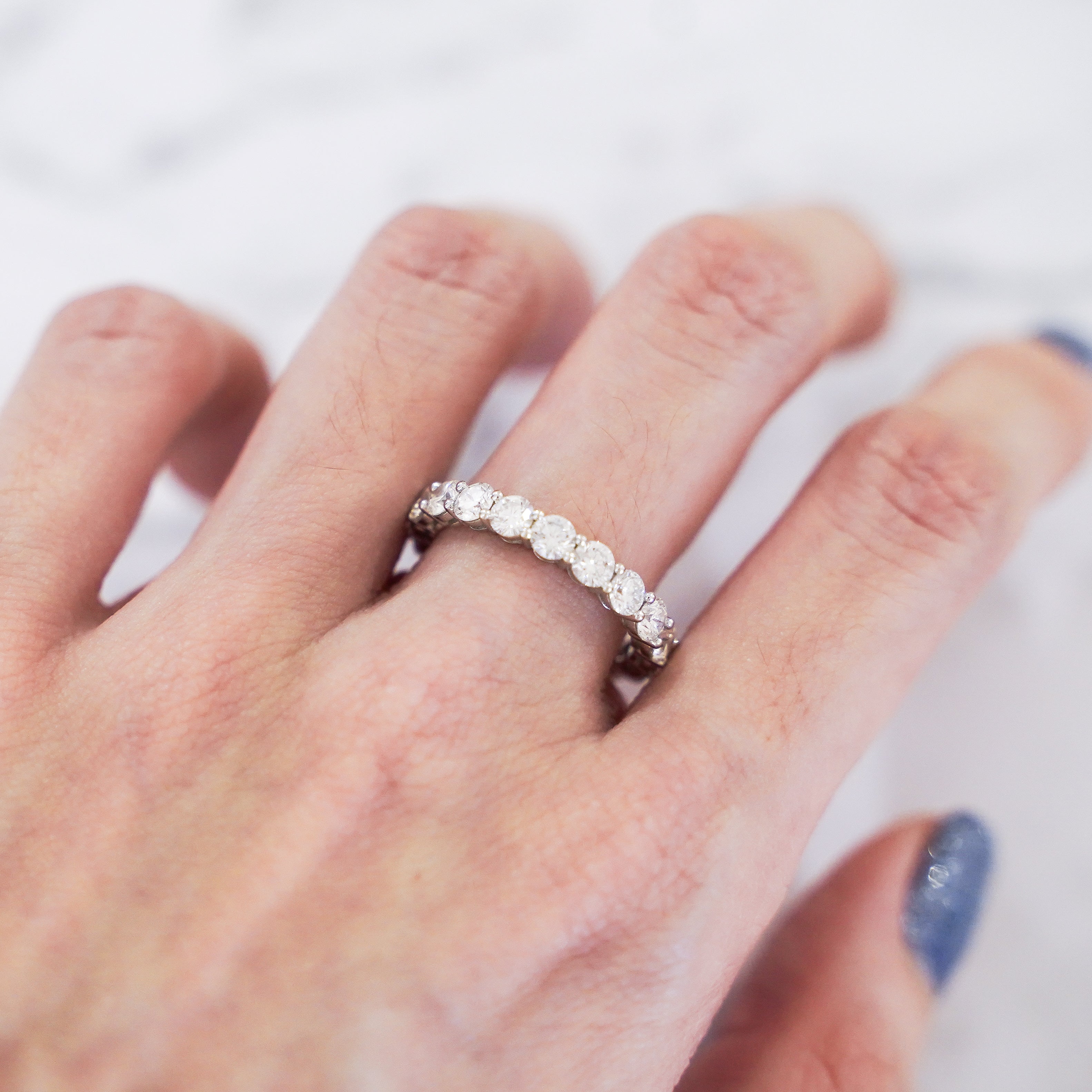 Round Diamond Eternity Ring
