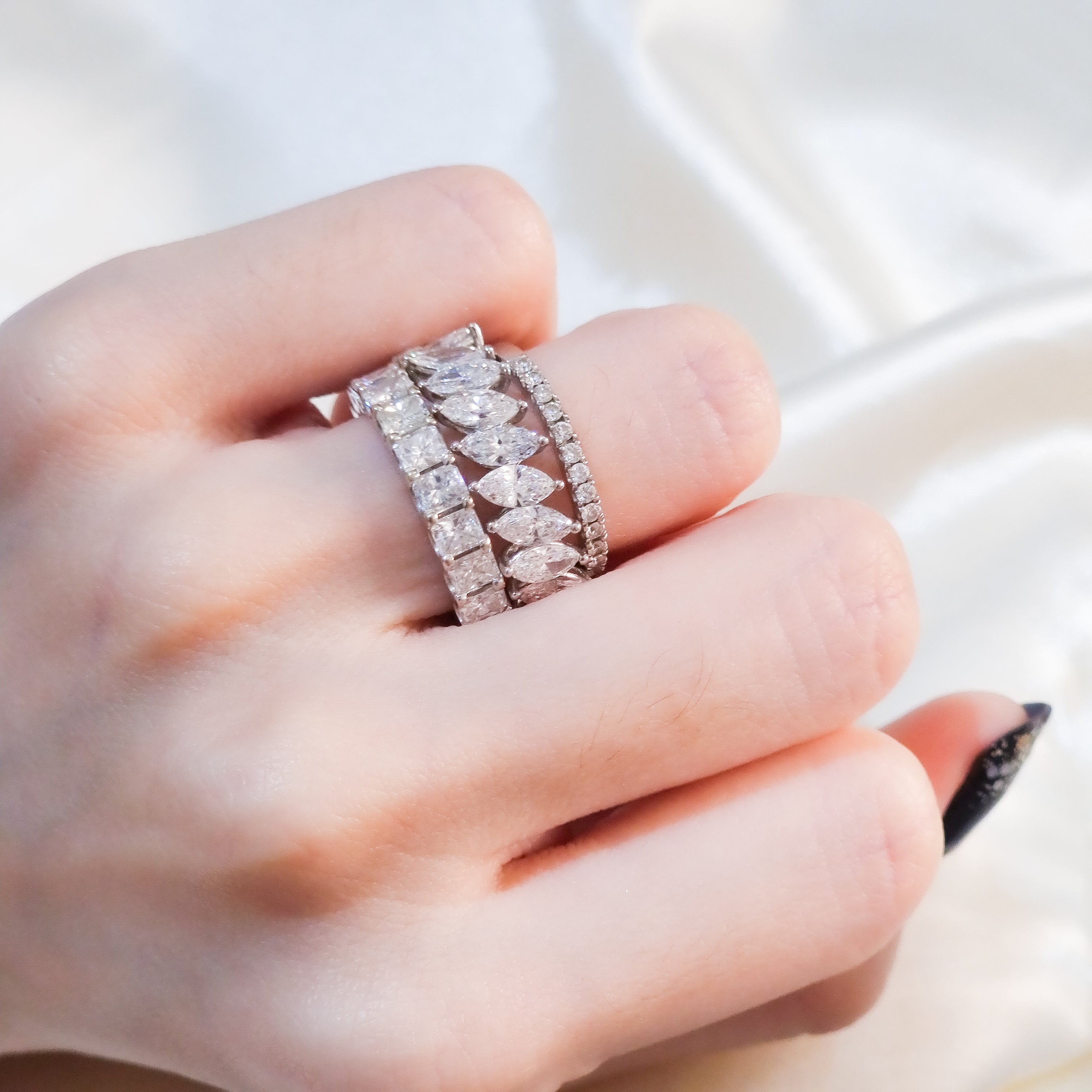 Marquise Diamond Eternity Ring