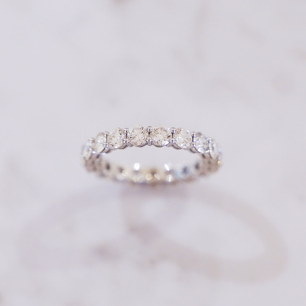 Round Diamond Eternity Ring