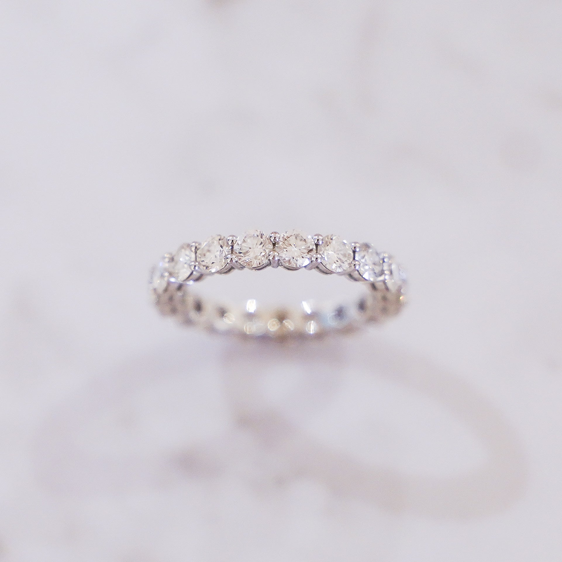 Round Diamond Eternity Ring