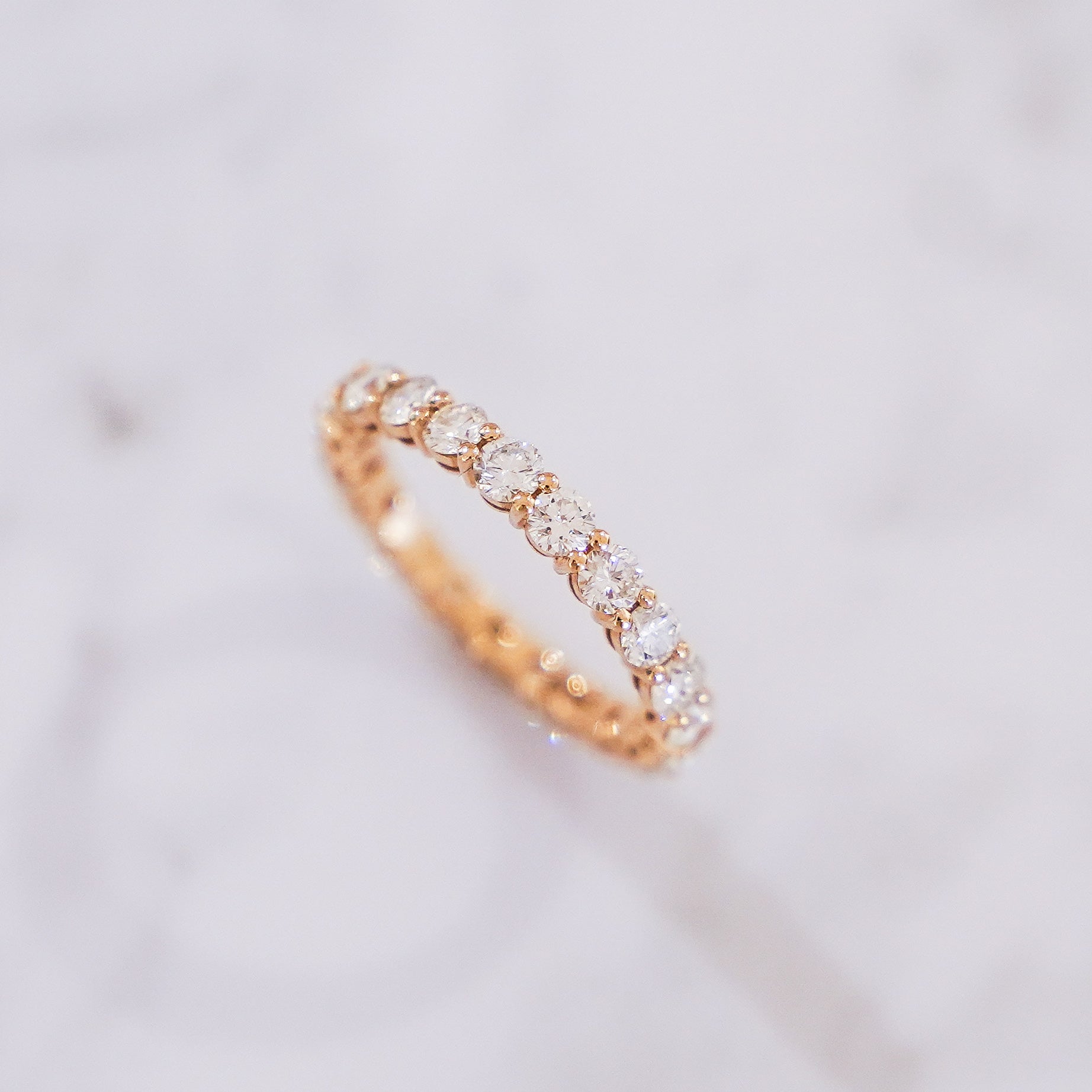 Round Diamond Eternity Ring