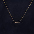 Petite Diamond Bar Necklace