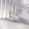 Cubic Diamond Hoop Earrings