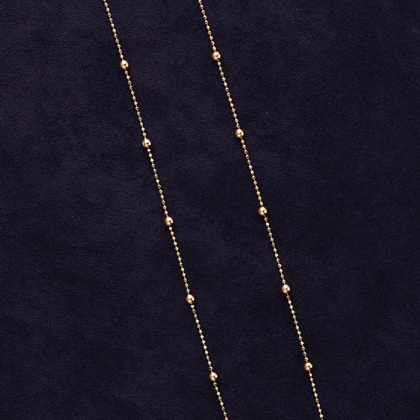 Station Bead Chain Necklace
