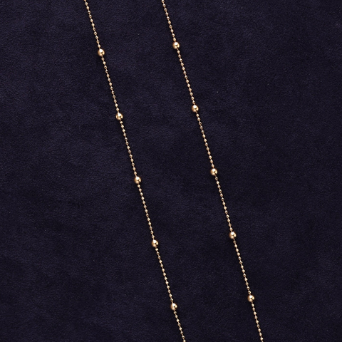 Station Bead Chain Necklace