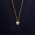 Heart Solitaire Pendant