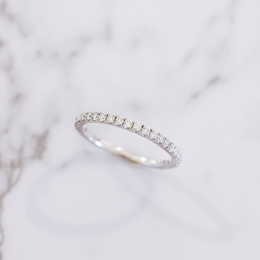 Half Eternity Diamond Band