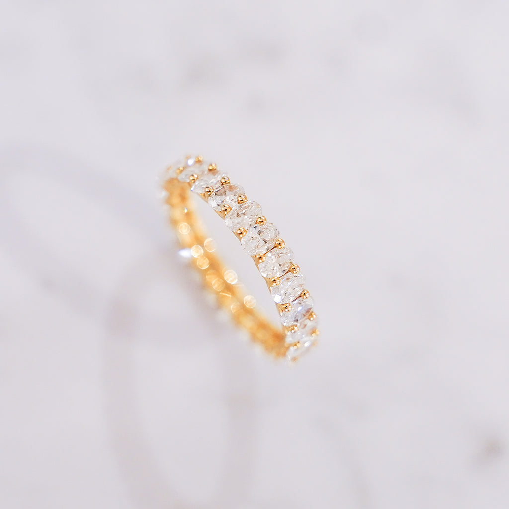 Oval Diamond Eternity Ring