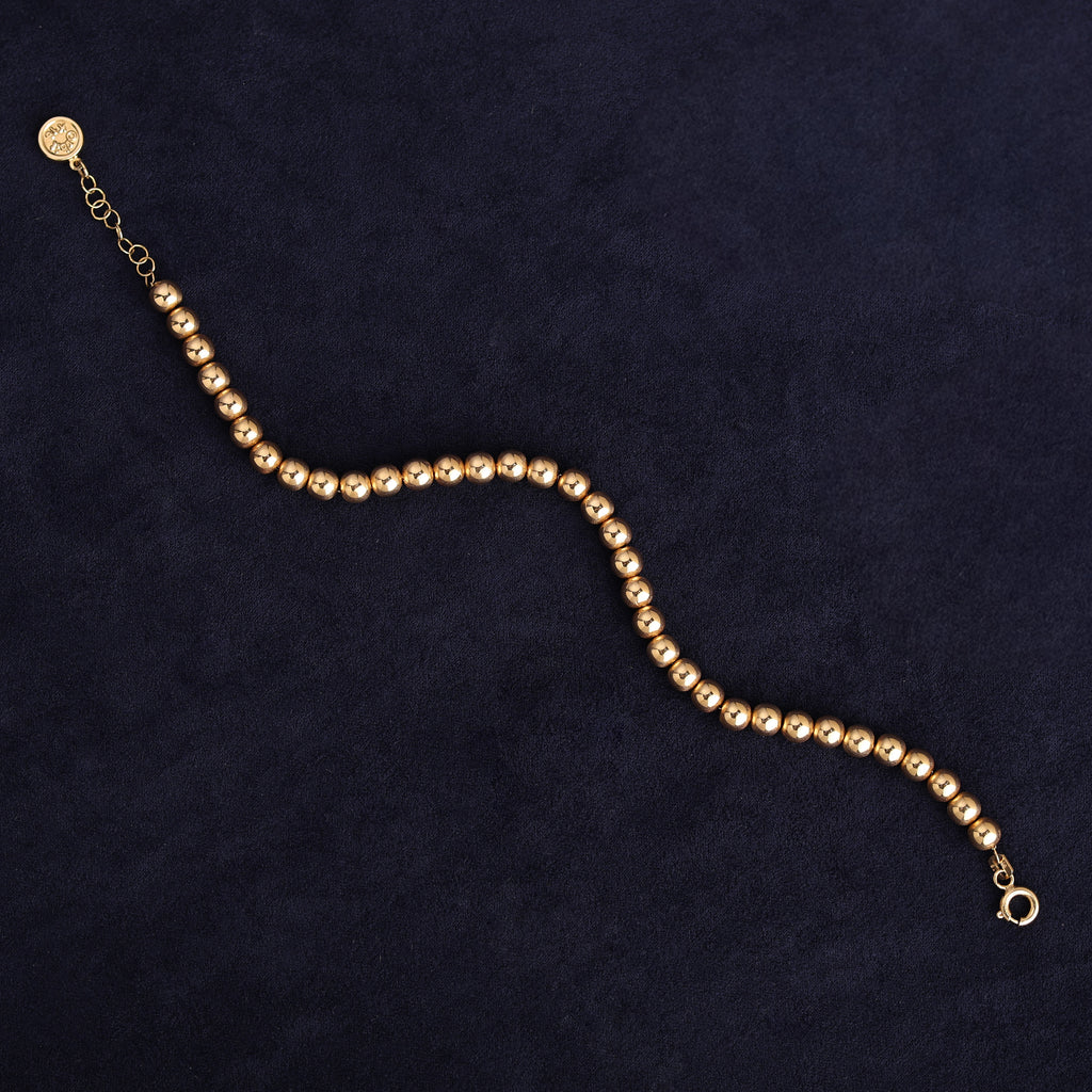 Gold Bead Bracelet