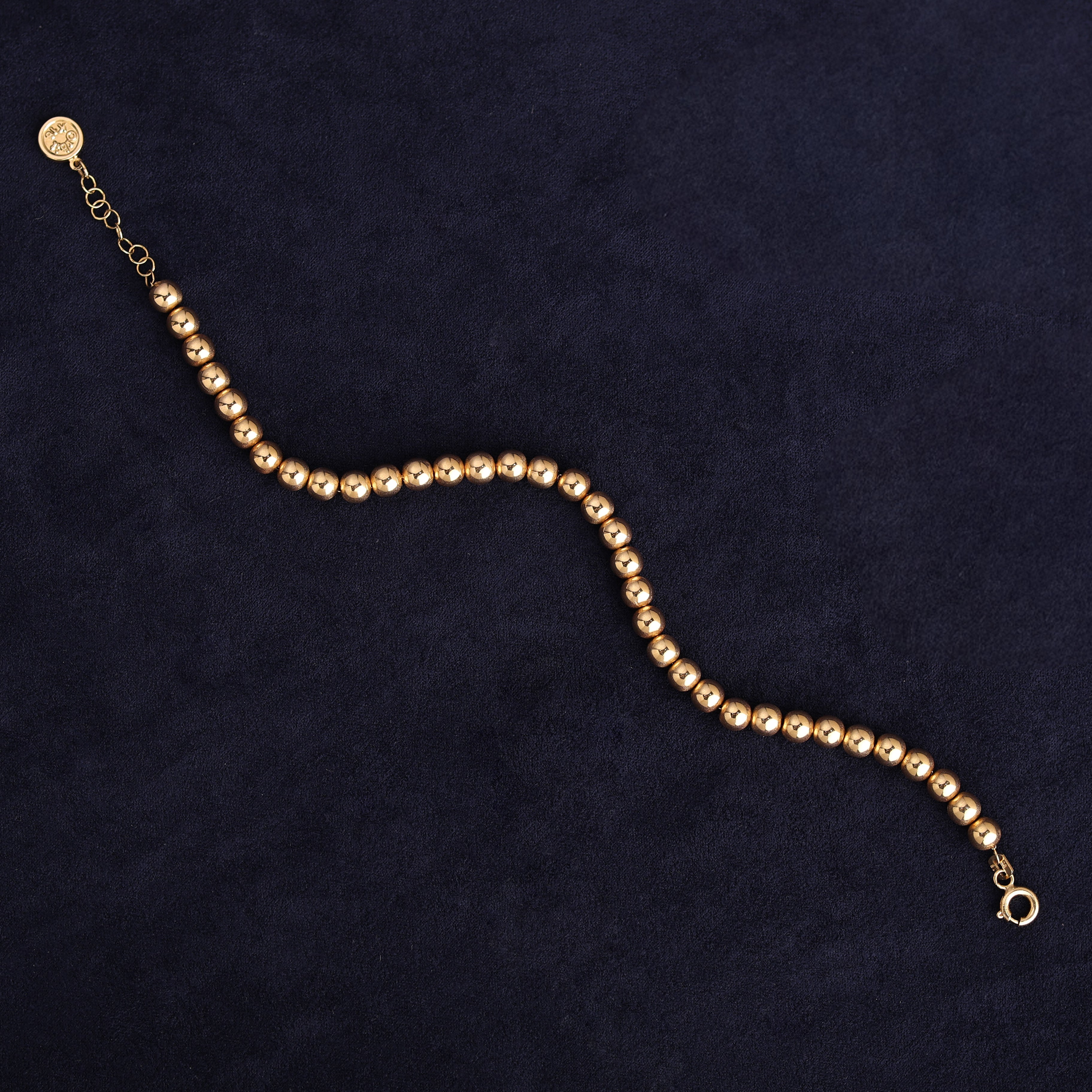 Gold Bead Bracelet