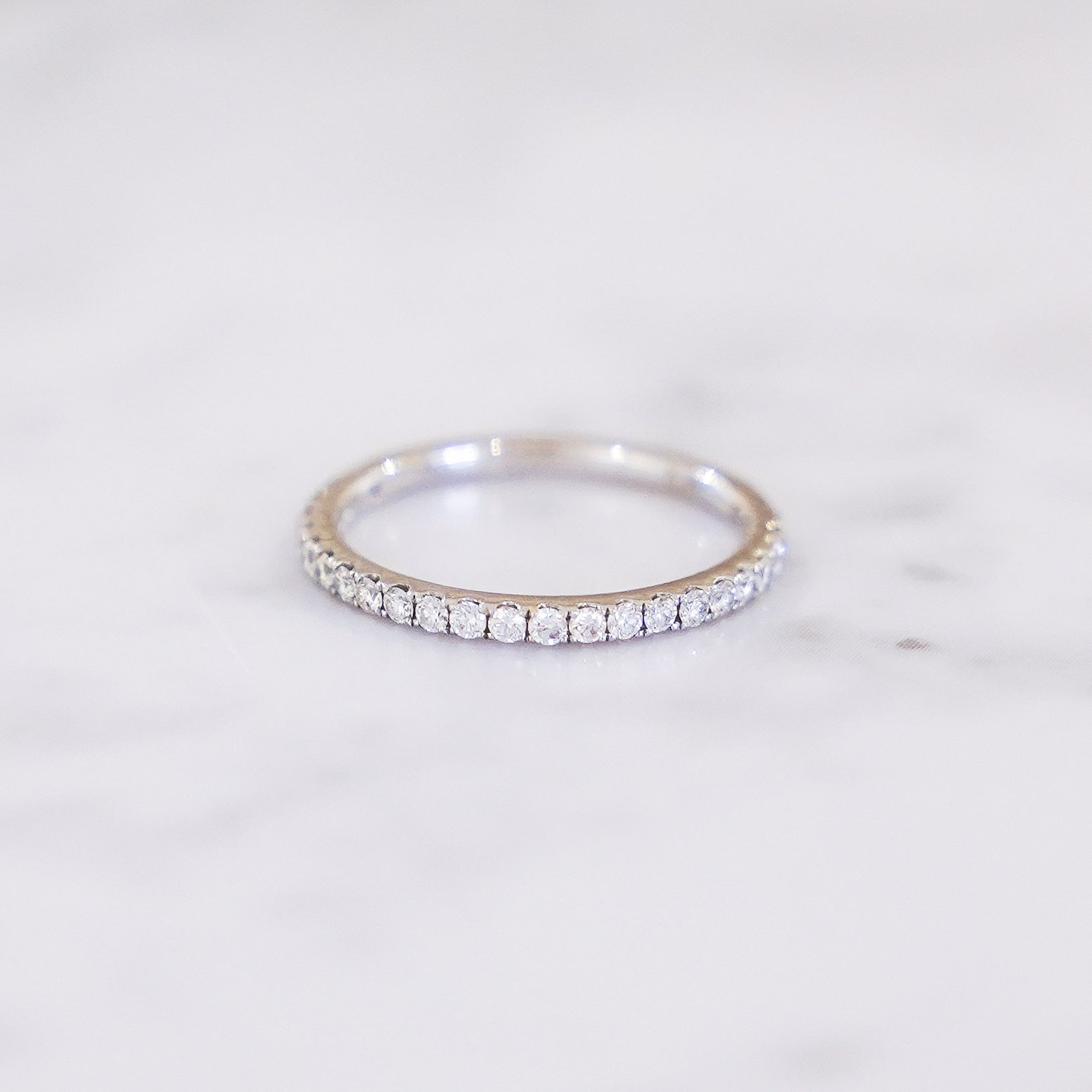 Half Eternity Diamond Band