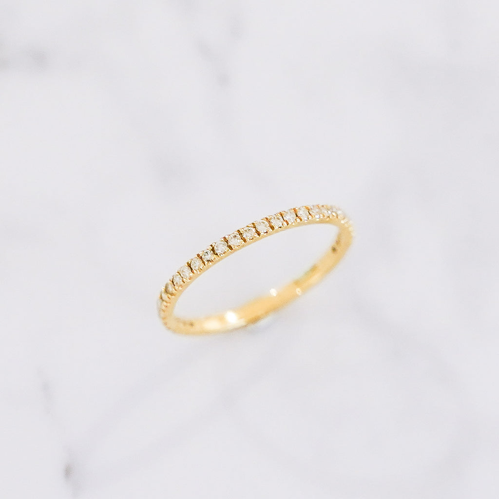 Half Eternity Diamond Band