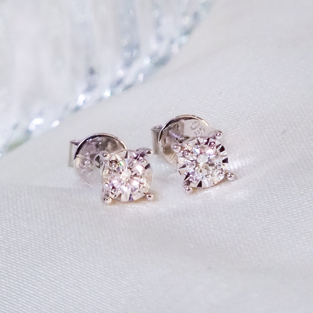 Alisha Diamond Stud Earrings