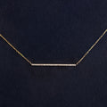 Diamond Bar Necklace