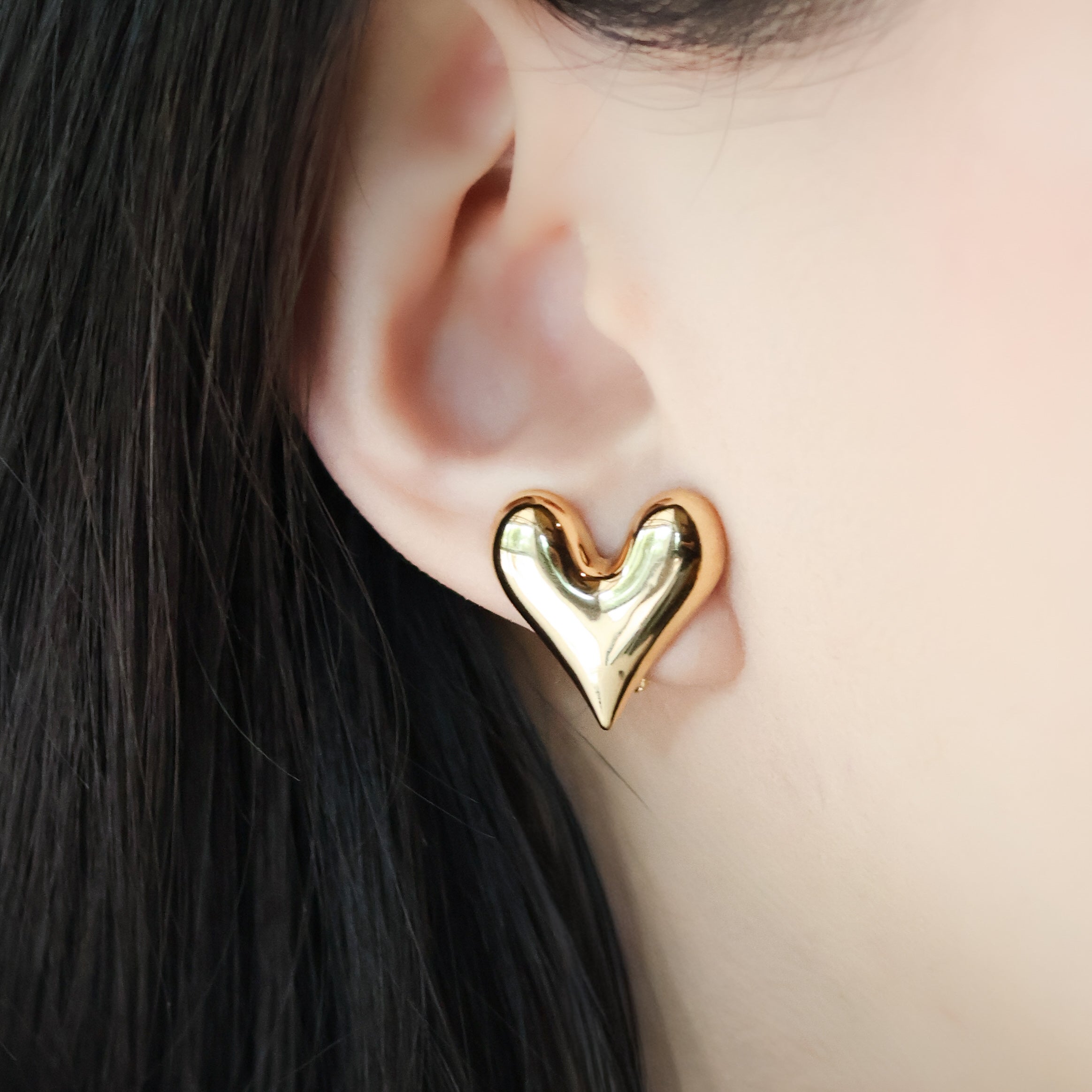 Heart Clip Earrings