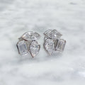 Solis Cluster Diamond Stud Earrings