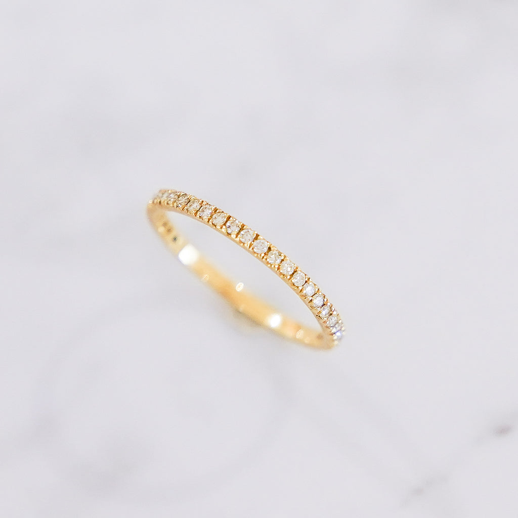 Half Eternity Diamond Band