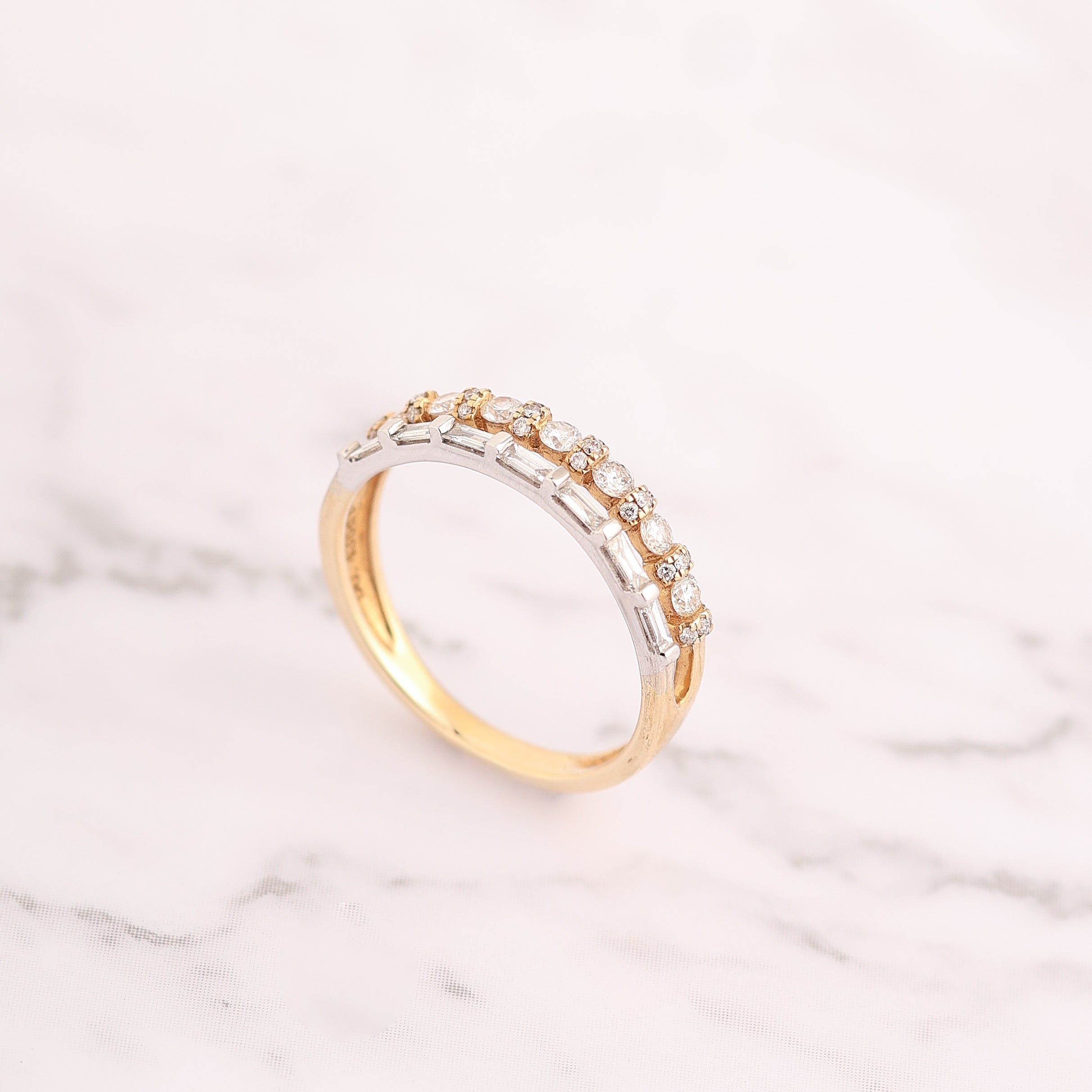 Mixed Cut Diamond Band
