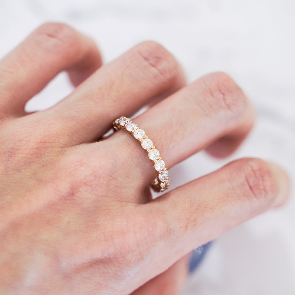 Round Diamond Eternity Ring