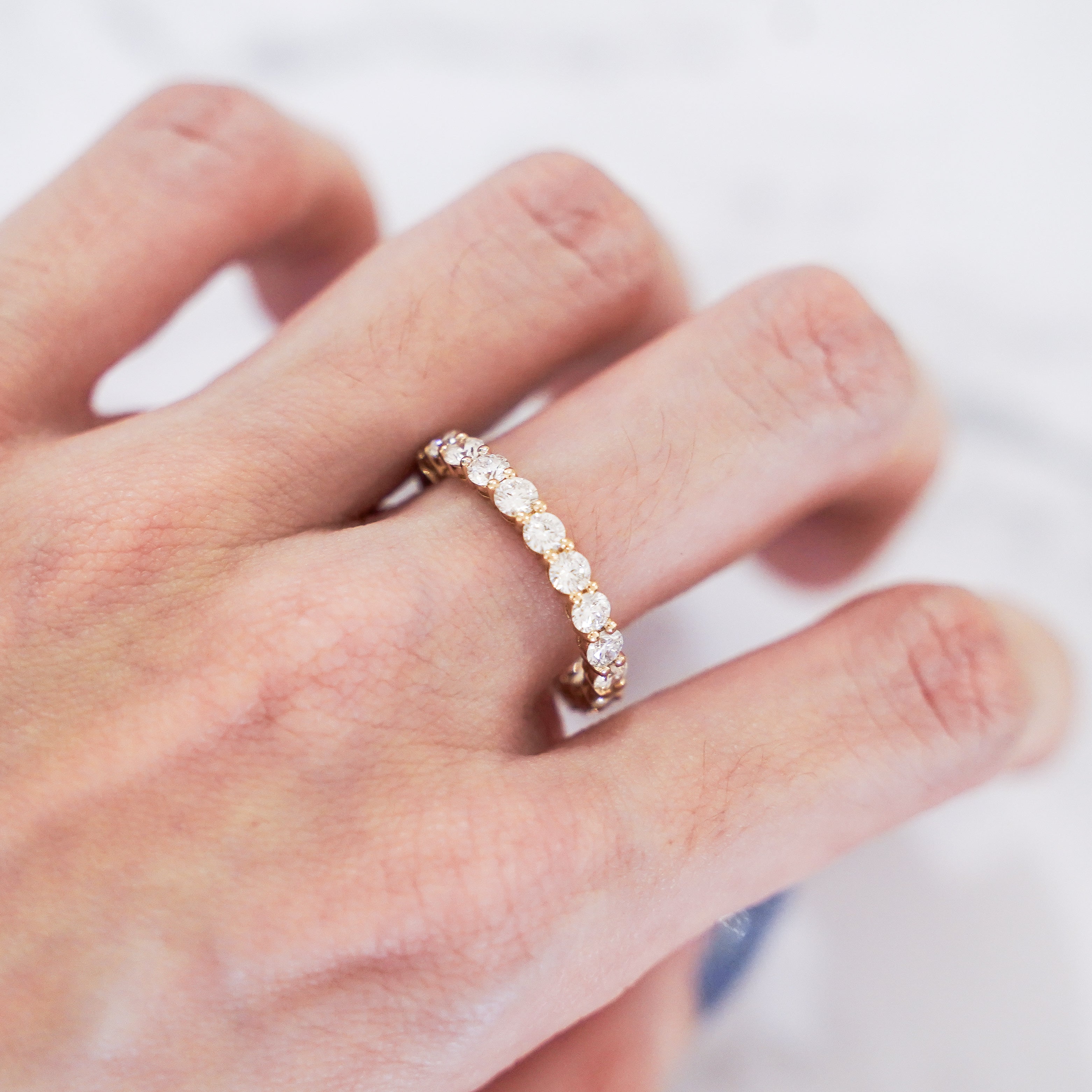 Round Diamond Eternity Ring
