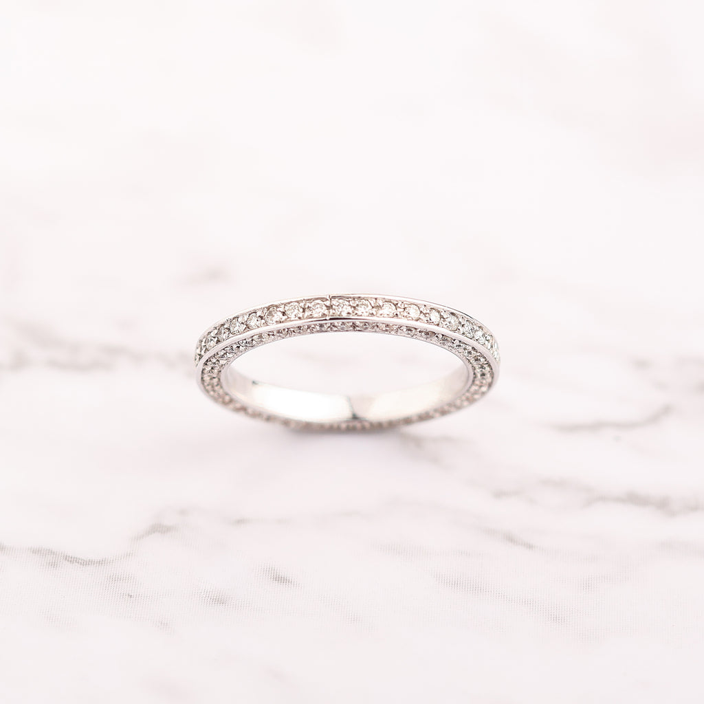 Ellery Double Pave Eternity Ring
