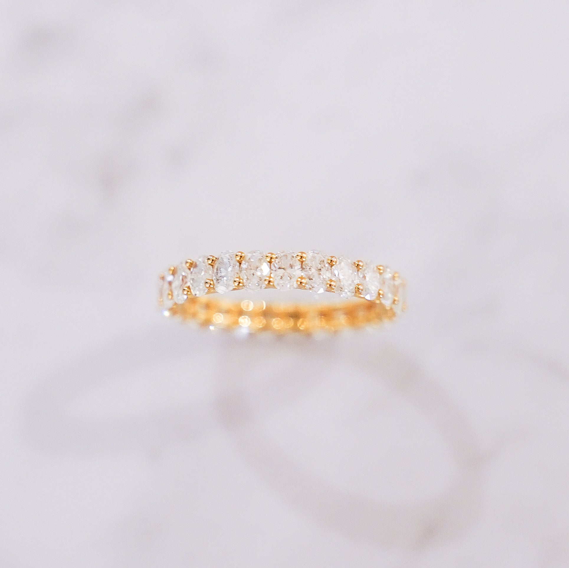 Oval Diamond Eternity Ring