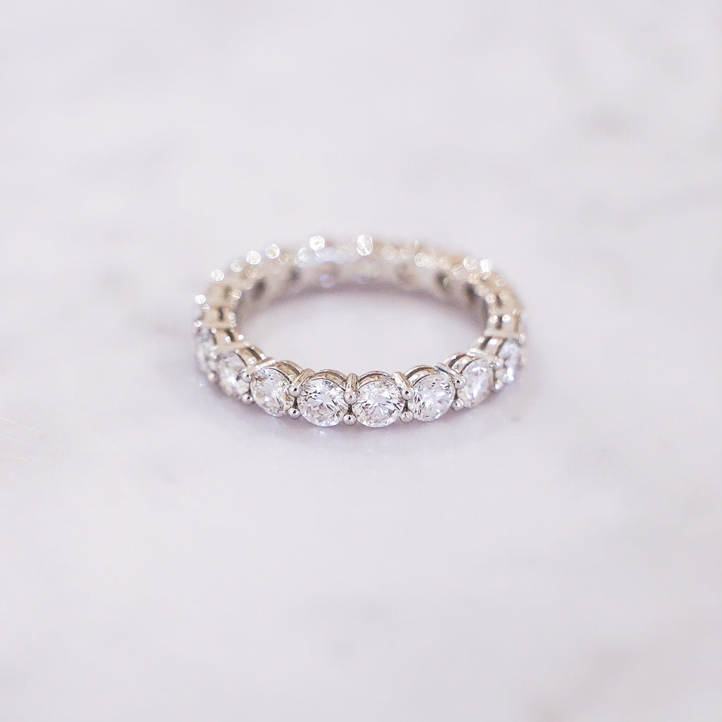 Round Diamond Eternity Ring