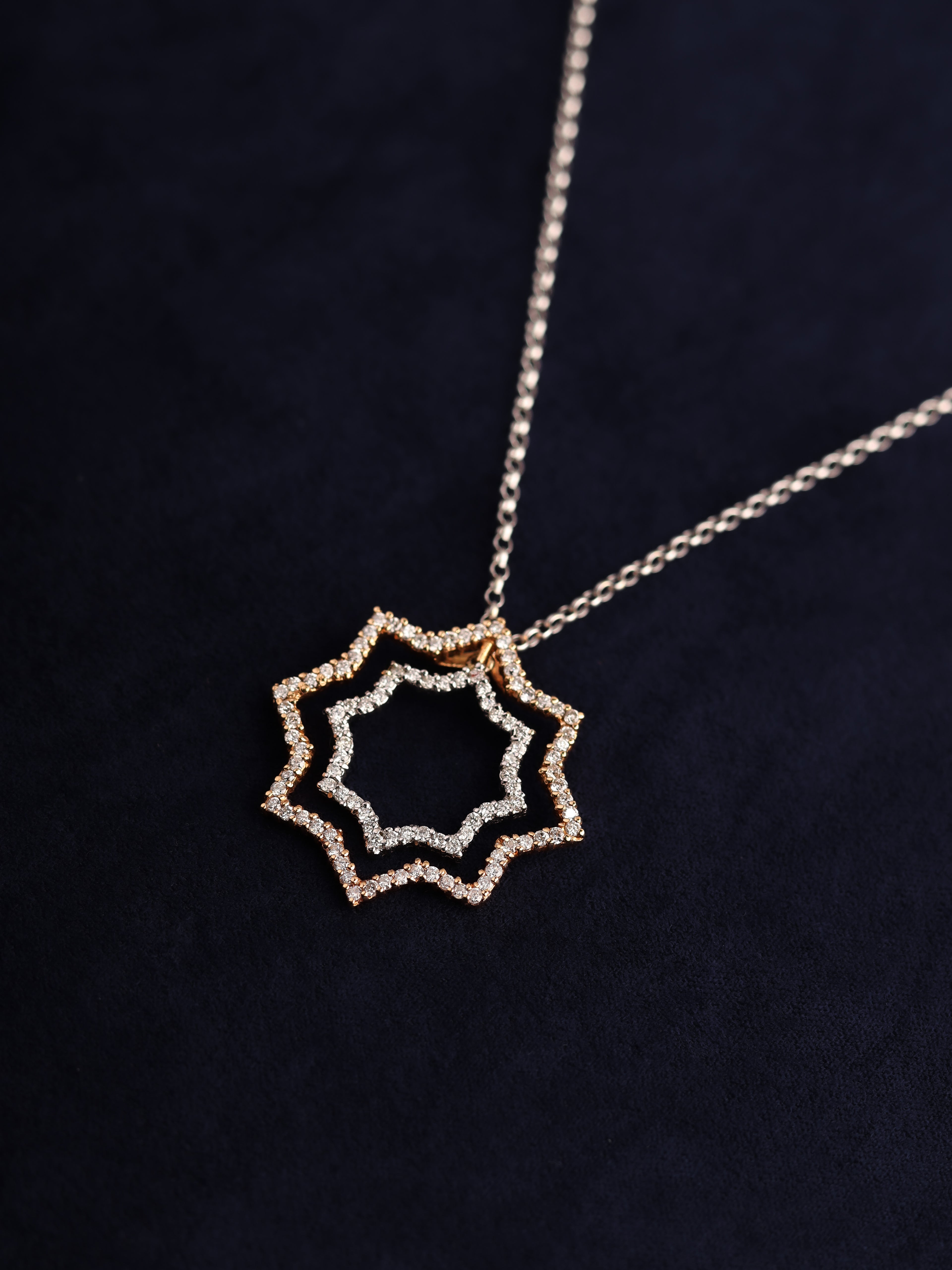 Double Star Pendant