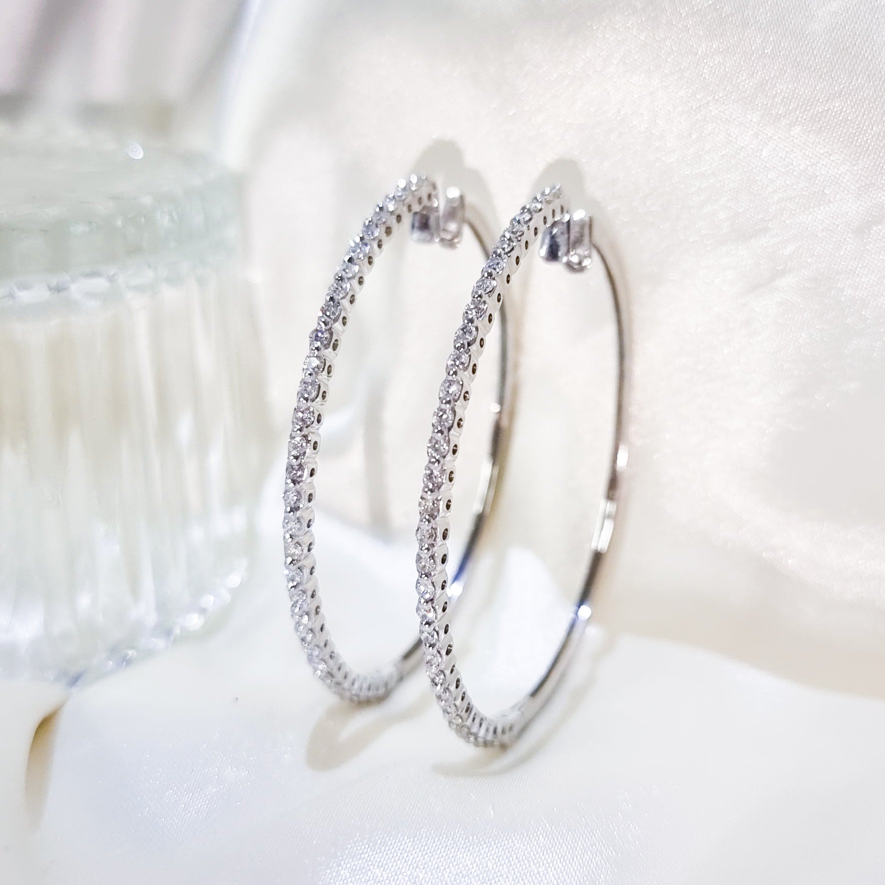 Carmona Open-Pavé Hoop Earrings