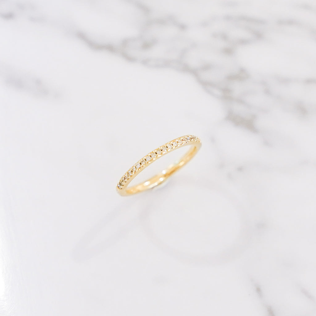 Half Eternity Pinky Band