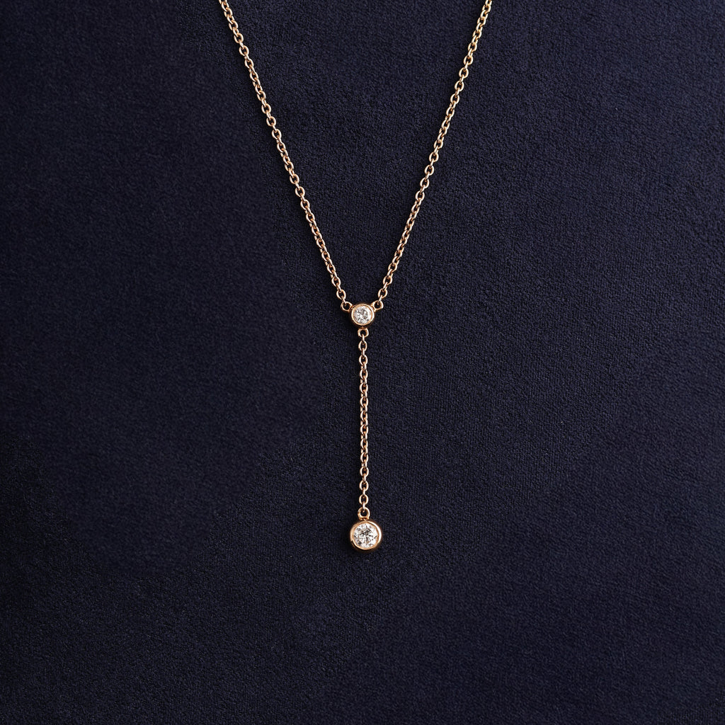 Diamond Drop Necklace