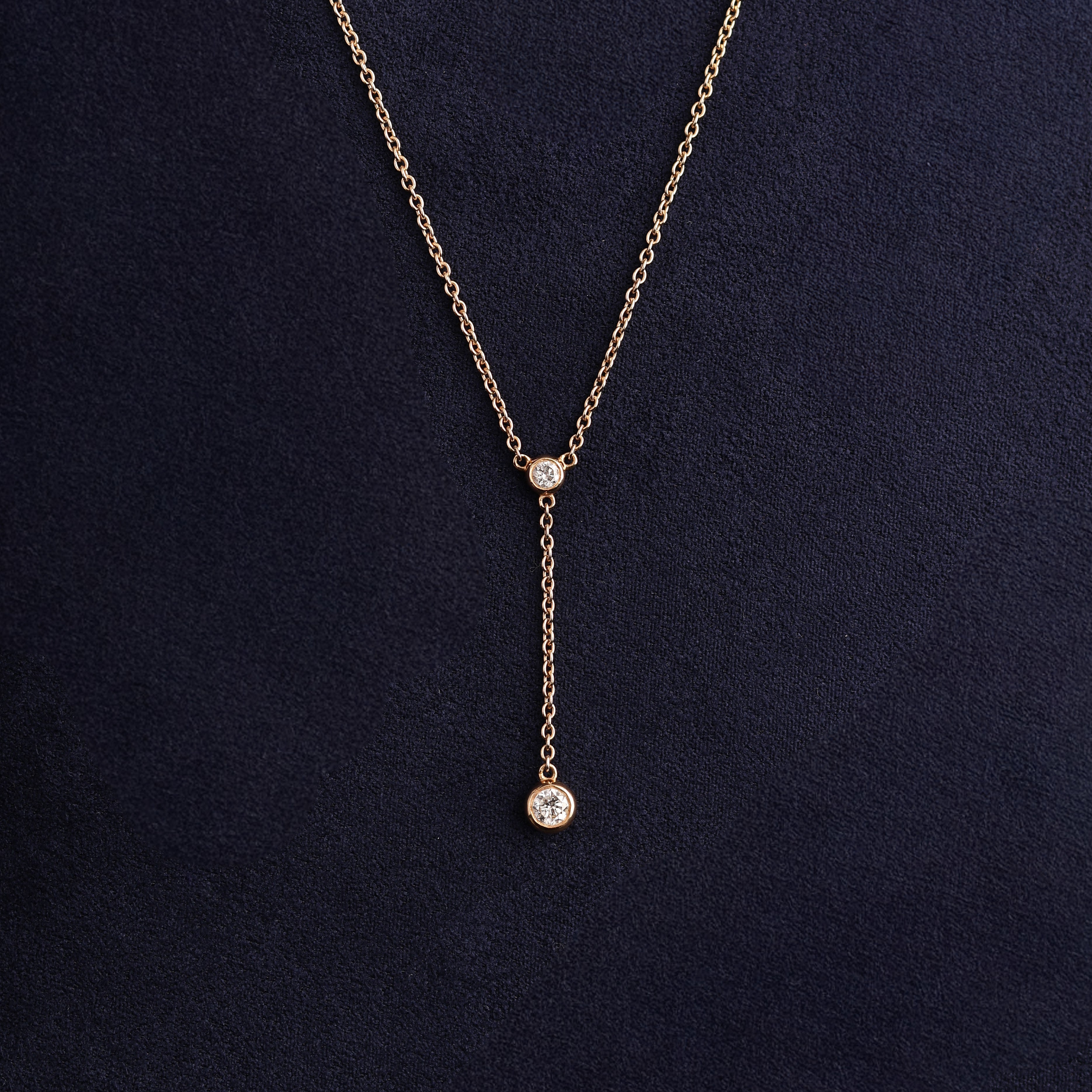 Diamond Drop Necklace