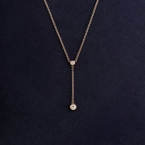 Diamond Drop Necklace