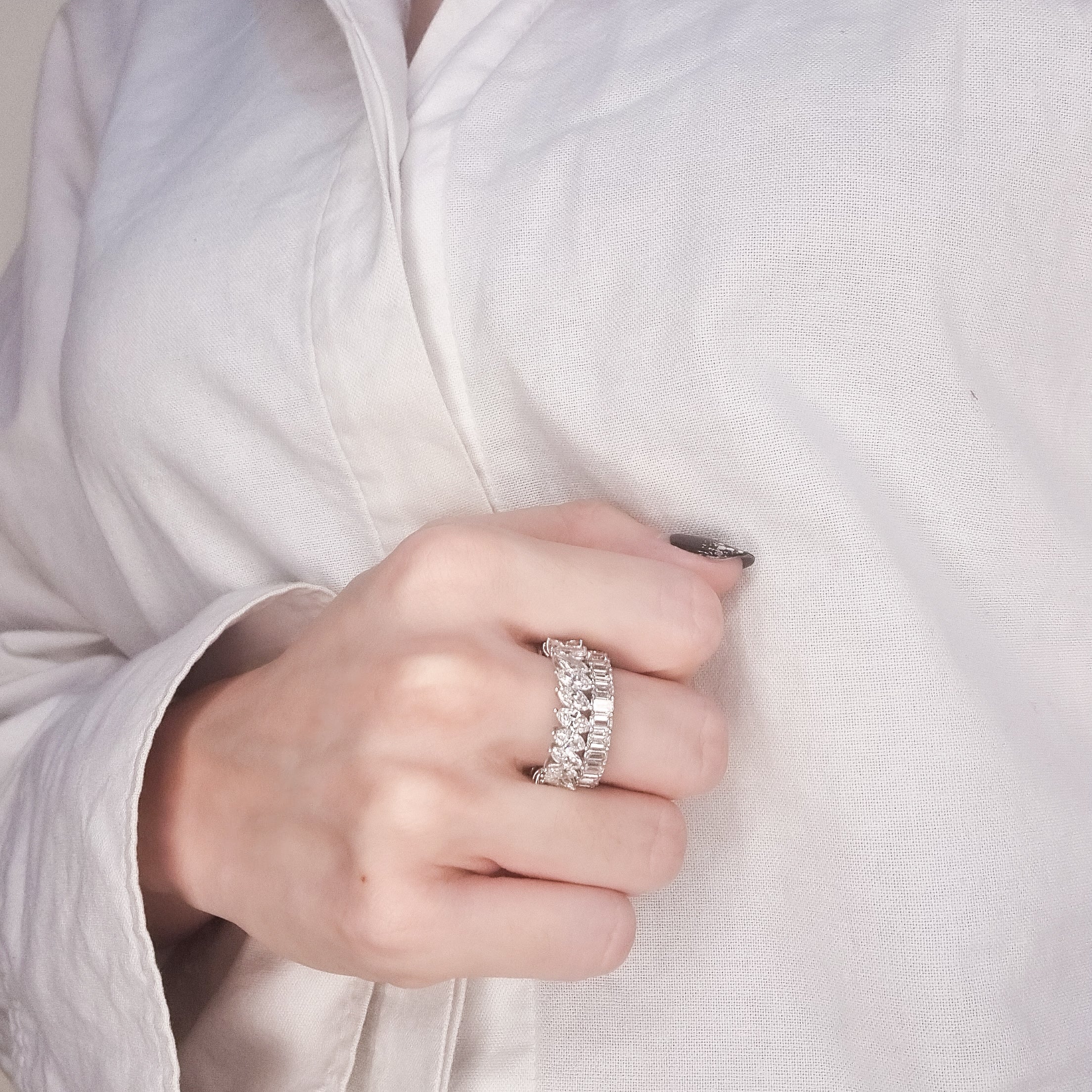 Marquise Diamond Eternity Ring